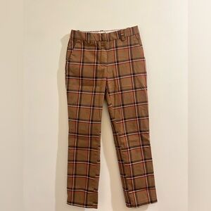 H&M Brown Plaid Women's Chinos